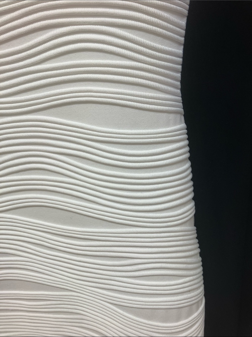 Joseph Ribkoff Black & White asymmetrical Textured Sheath Dress with stretch, 6 - Picture 3 of 9